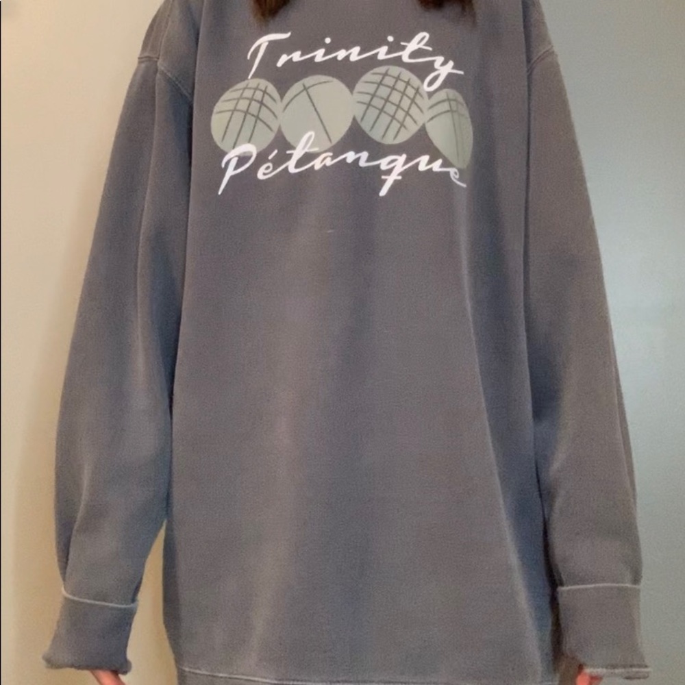 navy crewneck